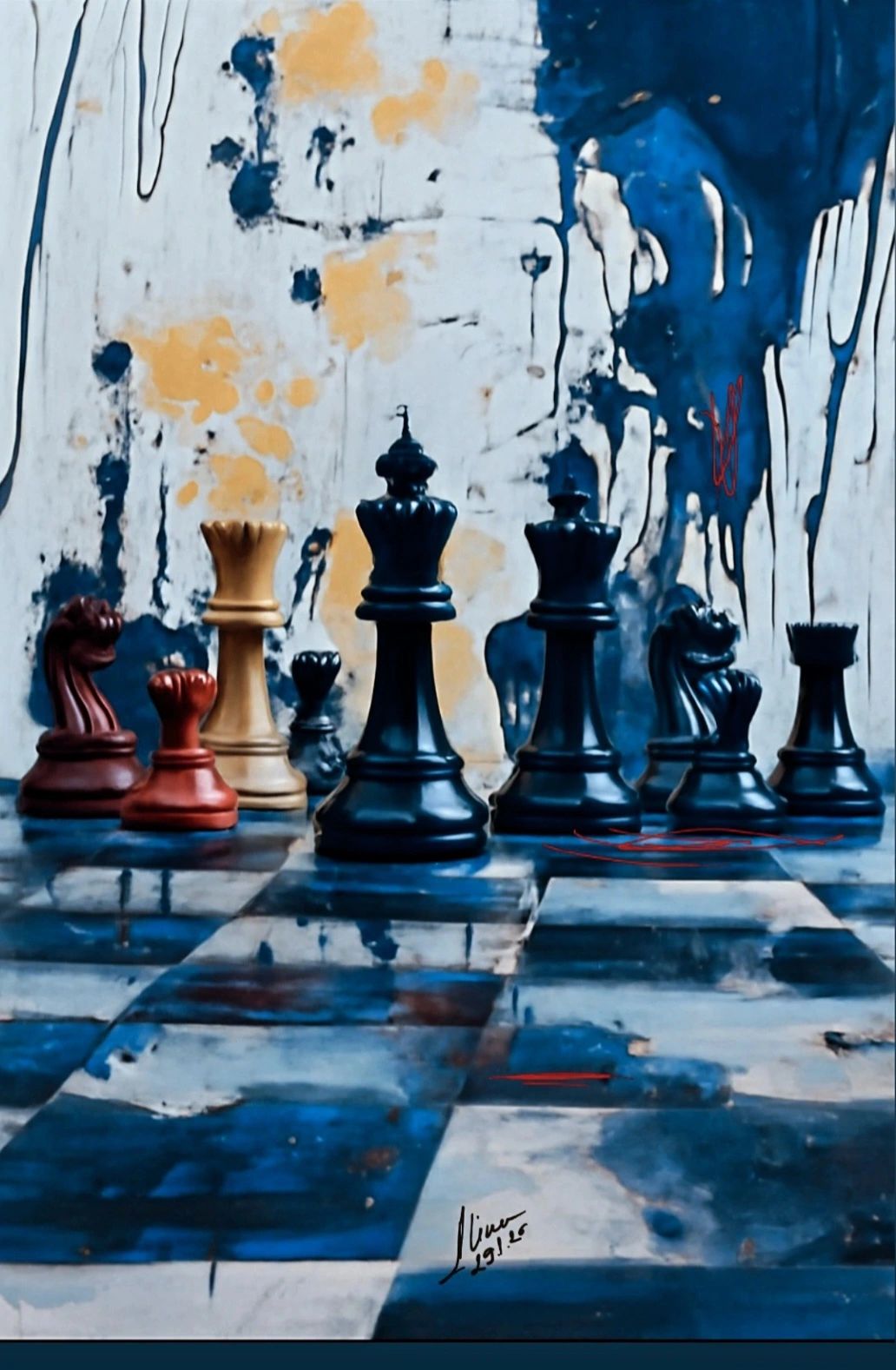 ArteDiAlina.com painting: Isn't Just a game